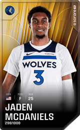 Jaden McDaniels - limited