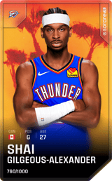 Shai Gilgeous-Alexander - limited
