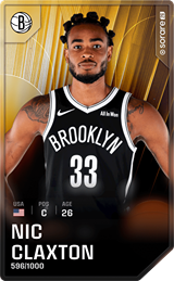 Nic Claxton - limited