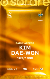 Kim Dae-Won - limited