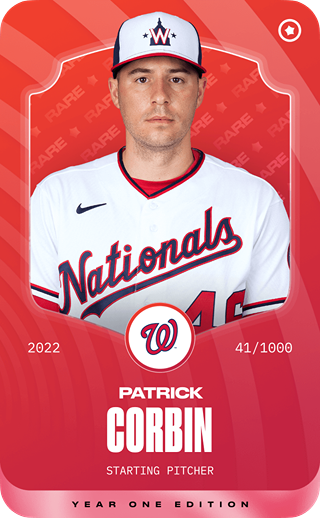 Patrick Corbin - rare
