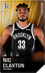 Nic Claxton - limited