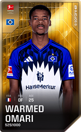 Warmed Omari - limited