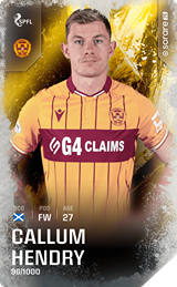 Callum Hendry - limited