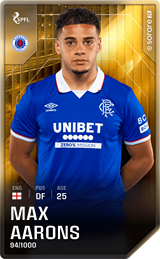 Max Aarons - limited