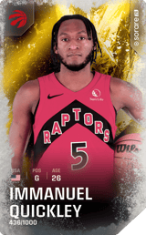 Immanuel Quickley - limited