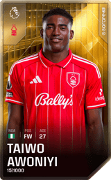 Taiwo Awoniyi - limited
