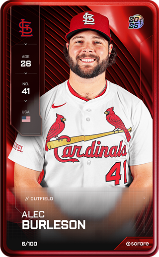 Alec Burleson - rare