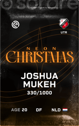 Joshua Mukeh - limited