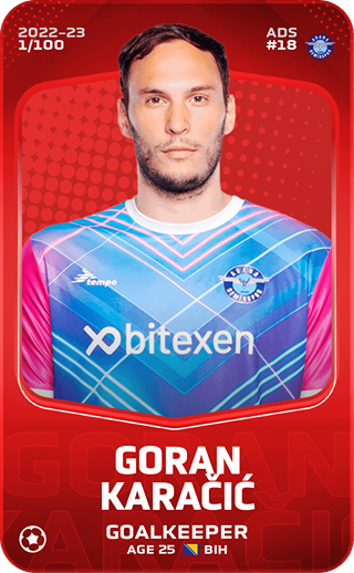 Goran Karačić - rare