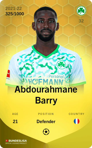 Abdourahmane Barry - limited